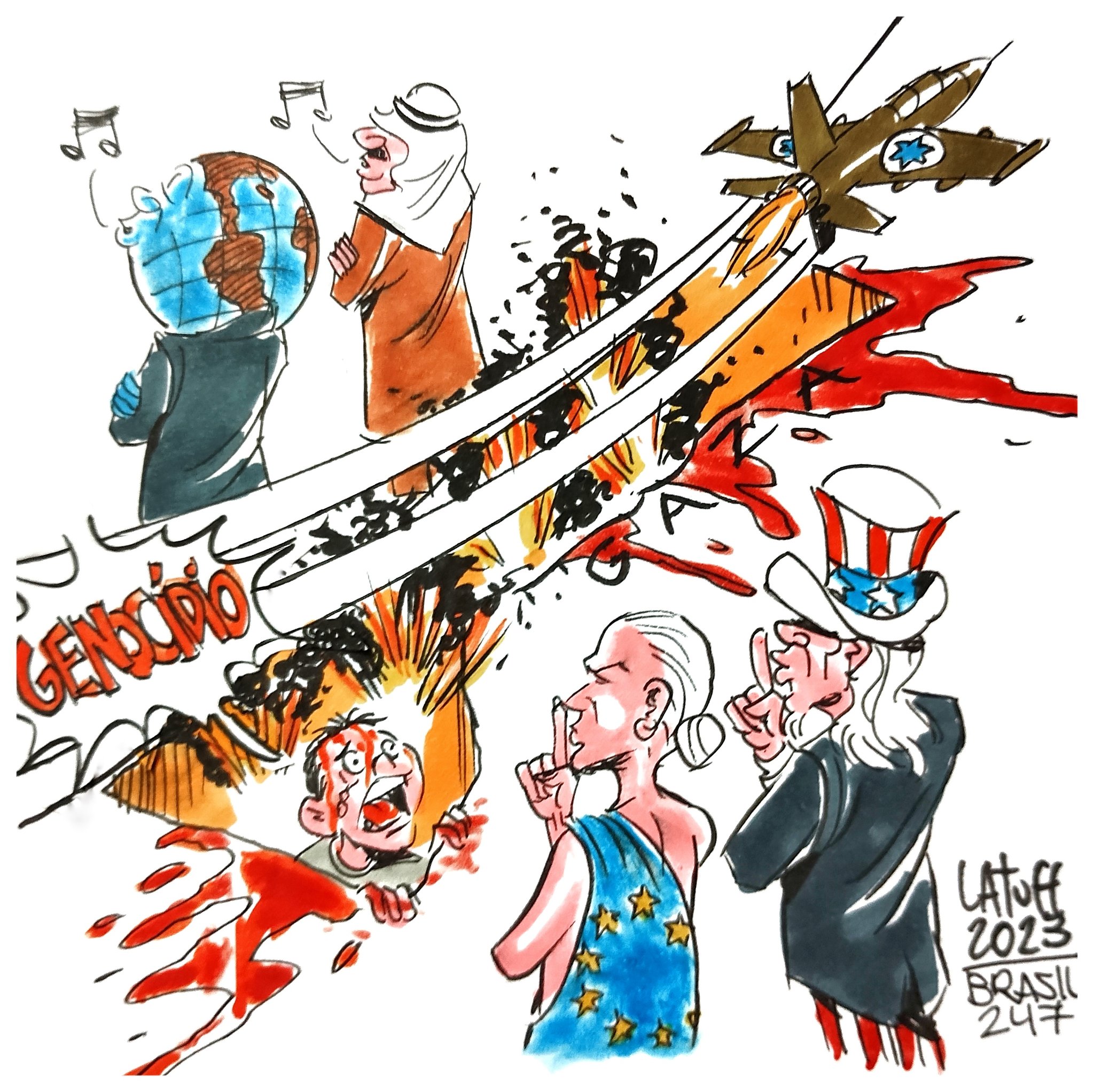 http://plutocracia.com/imagens/Genocidio_Gaza_2023_Latuff_cartoon.jpg